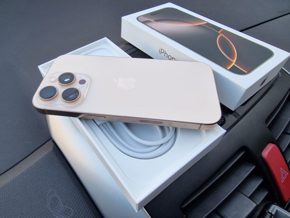 VAND IPHONE 16 PRO 128GB  - ca nou impecabil. FULL Box