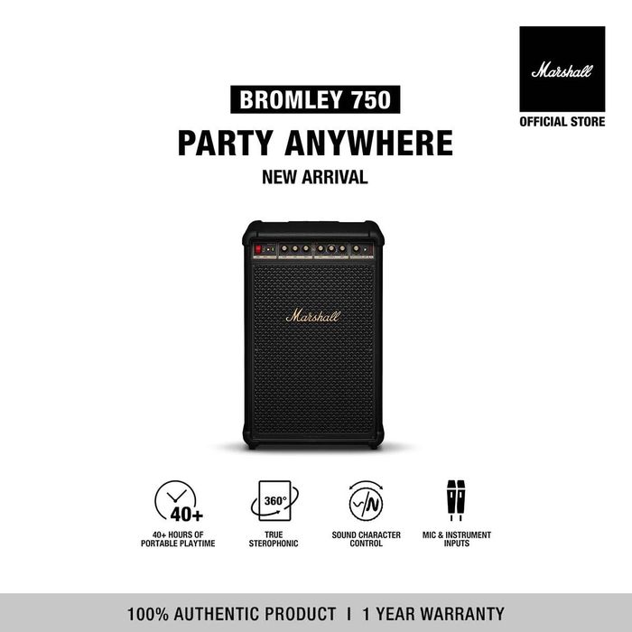 Marshall Bromley 750 - Party Speaker | Premium Sound