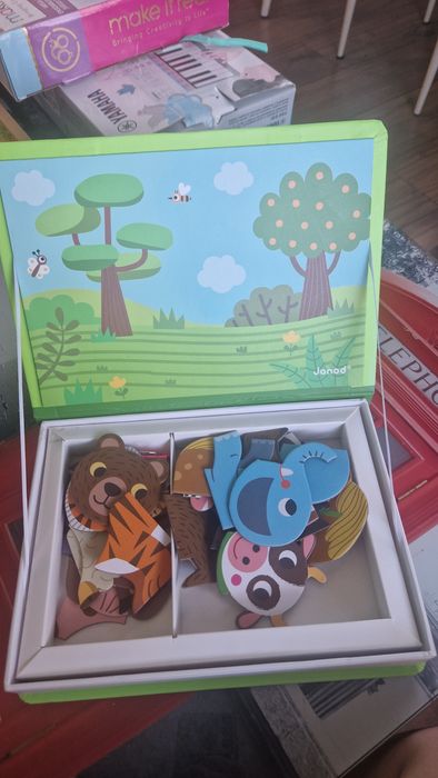 Magneti book, JANOD, с животини, 30 магнитчета