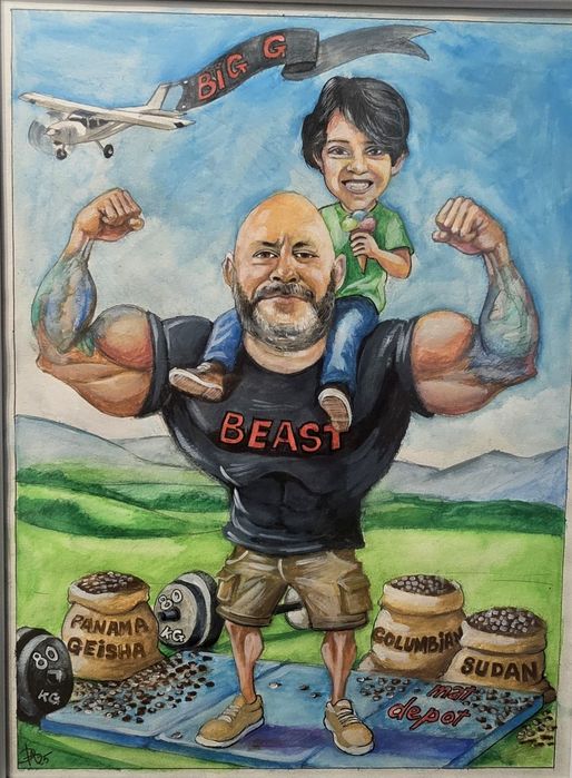 Caricatura poveste cadou