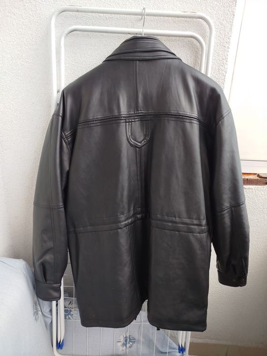 Мъжко кожено палто