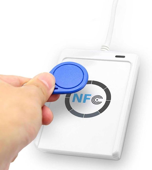 USB NFC reader/RFID четец ACS ACR122U – 13.56 MHz, CCID/PC-SC, с карти