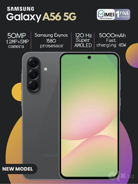 Samsung a56 ideal holatda