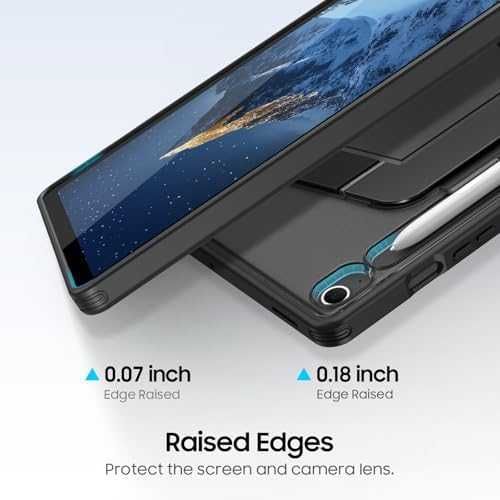 Нов Удароустойчив калъф кейс за таблет Samsung Galaxy Tab S10 FE S9 FE Tab S9 стойка S Pen държач