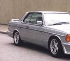 Спойлер ZENDER/BRABUS Мерседес W 126 C126 AMG  SE SL SEL SEC  SLK