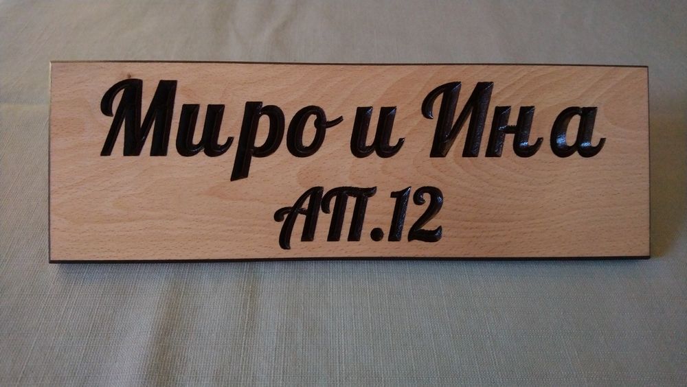 Табелка за врата, рекламни табелки