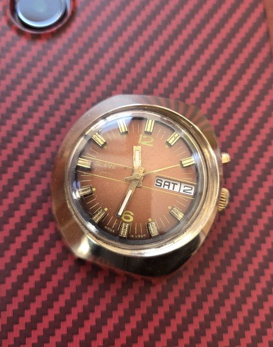 Ceas Slava Asimetric 27 Jewels Automatic (Seiko Omega Atlantic)