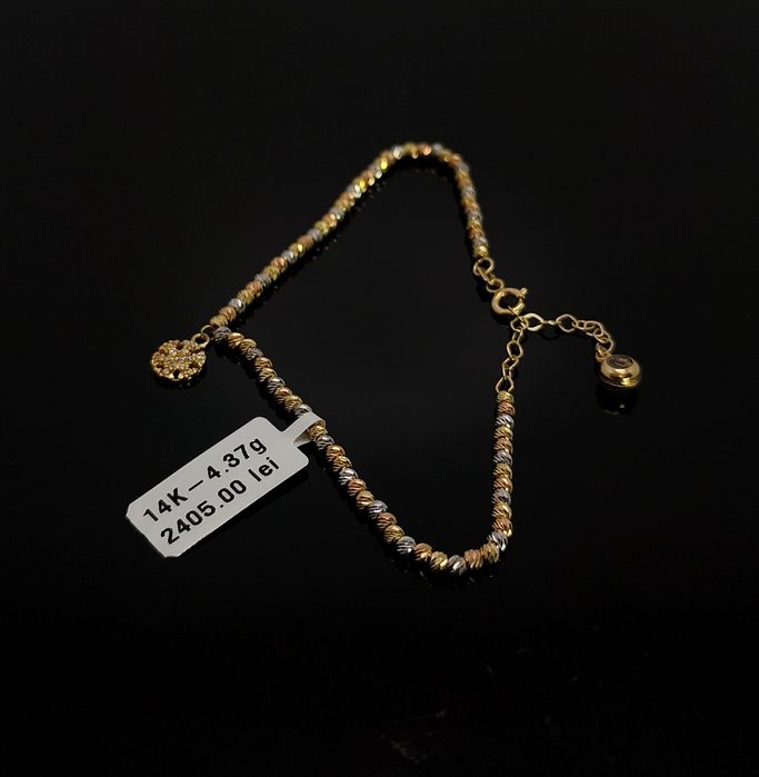 Bijuteria Royal brățară din aur 14k  4.37 gr