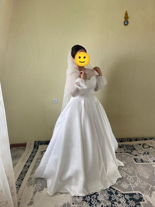 Продам свадебное платье размер 44-46