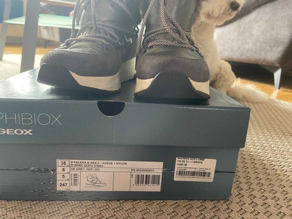 GHETE de dama, marca GEOX,marimea 38,termice,imblanite,stare excelenta