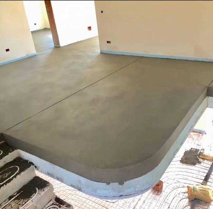 Полусухая стяжка пола