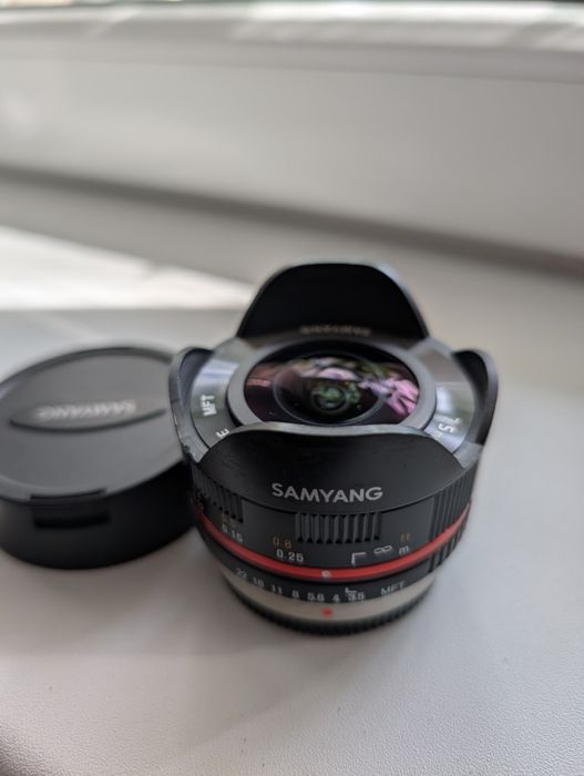 Aparat foto Olympus e-m10 ii, Obiective Olympus 60mm f2.8 macro si Samyang 7.5mm f3.5 fisheye