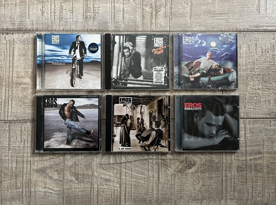 Lot 6 cd-uri originale Eros Ramazzotti