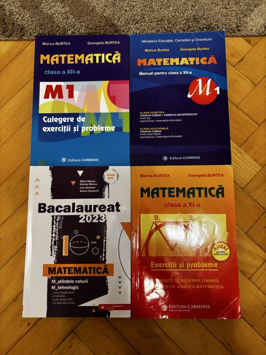 Donez carti/manuale pentru BAC mate/romana
