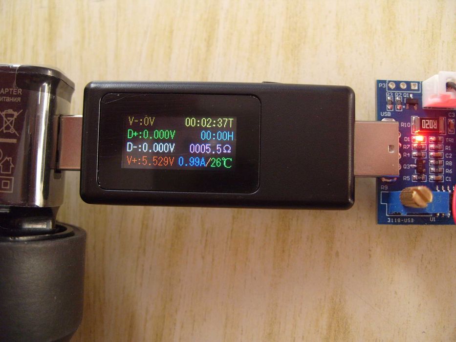 Регулируемо електронно USB съпротивление LD15