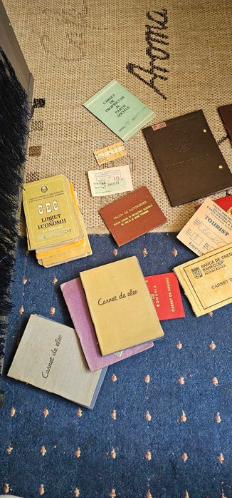 carnet cec vechi economii carnet elev bilete tren vechi toate