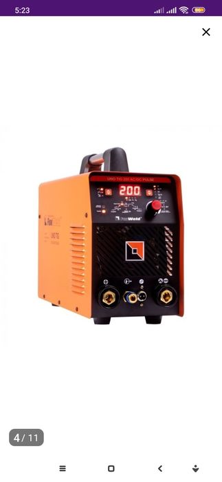 Foxweld uno tig/mma uno puls.