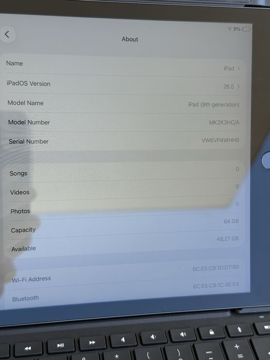 Ocazie! Apple iPad gen9 + Apple Pencil + keyboard case
