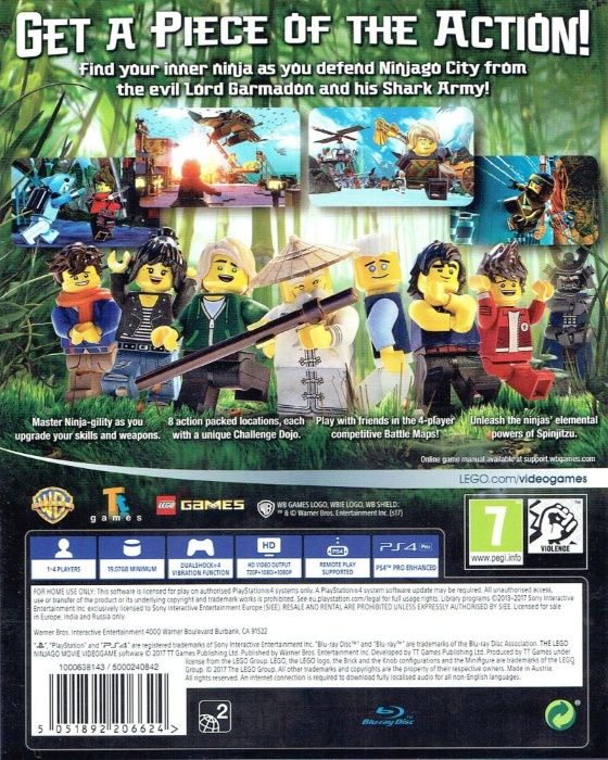 Игра LEGO The Ninjago Movie: Videogame (PS4) Нова / Playstation 4