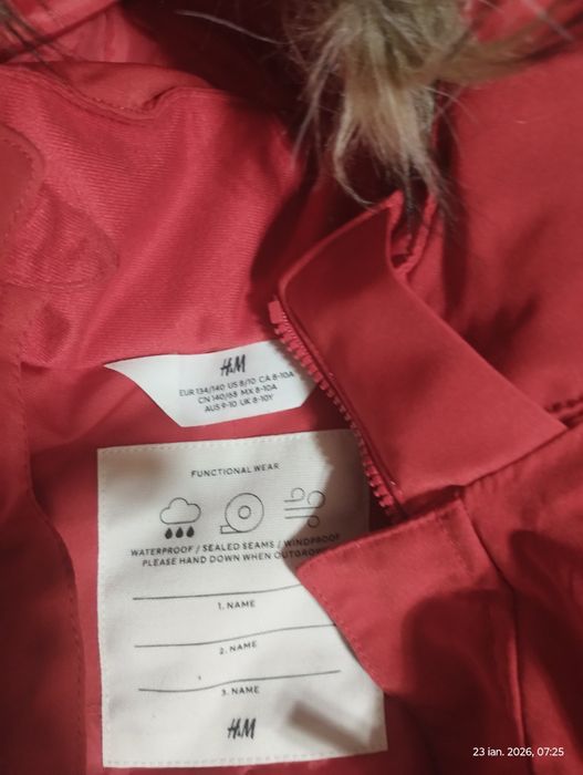 Salopeta sky copiii H&M unisex mar 140