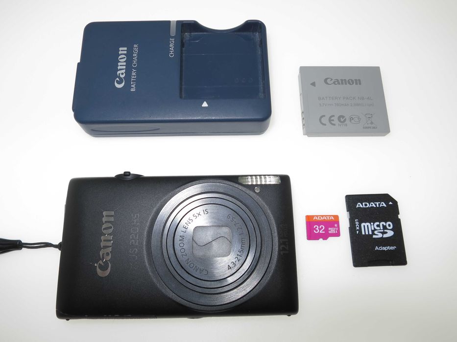 Canon IXUS 220 уникален компактен фотоапарат дигитална камера FULL-HD