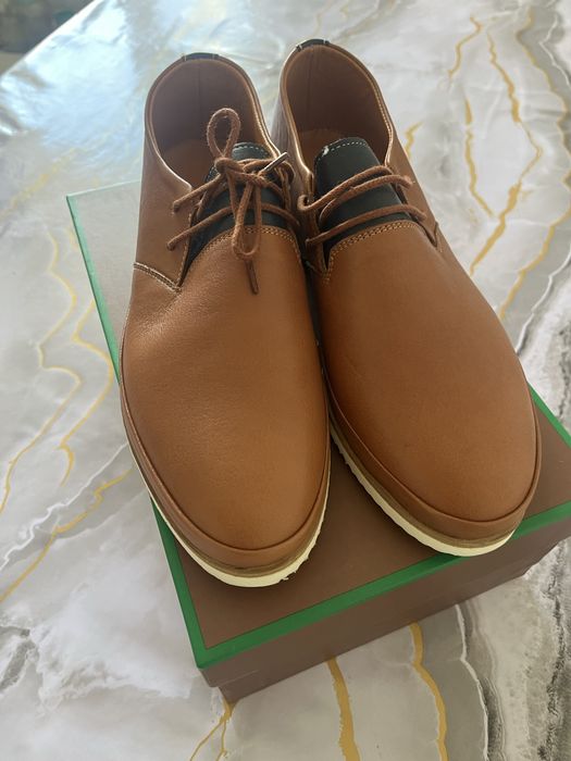 Кожаные женские туфли