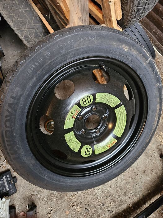 Резервна гума патерица с крик и ключ за Pejo 3008  ван135 80 18