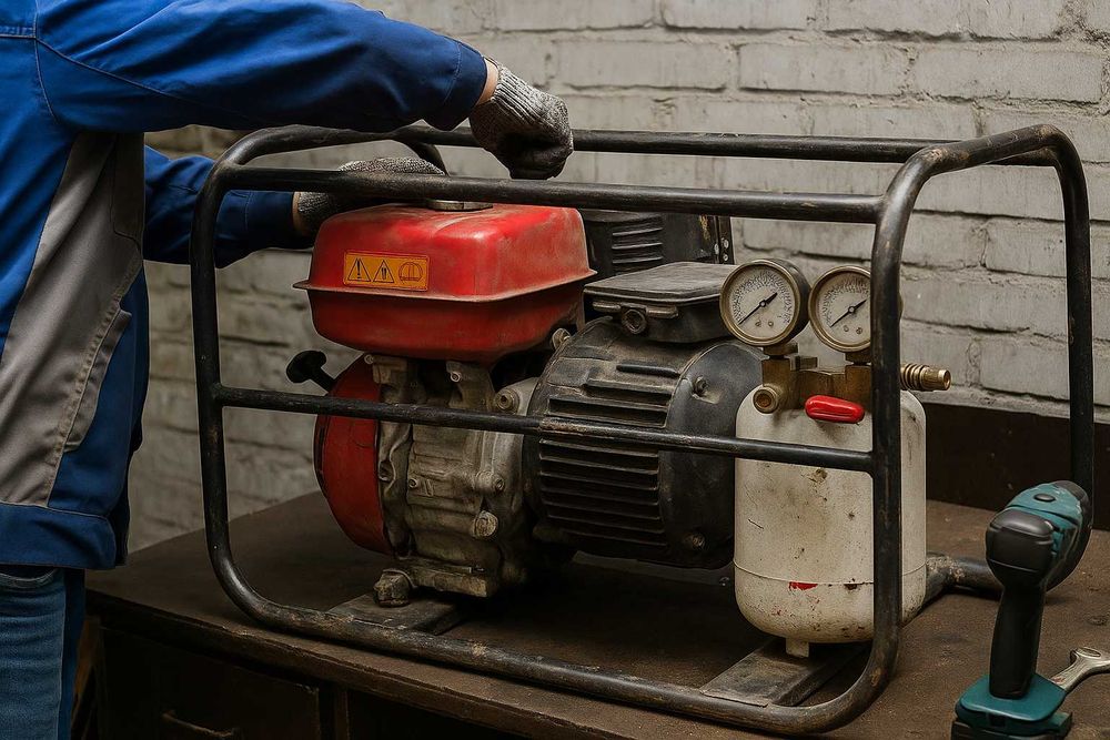 Ремонт компрессоров Безмасловых компрессоров ремонт бензиновой техники