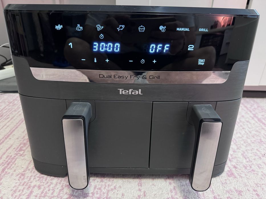 Air Fryer(Fripteuza) dublu Tefal, 8.3L, fry & grill, garantie 2027