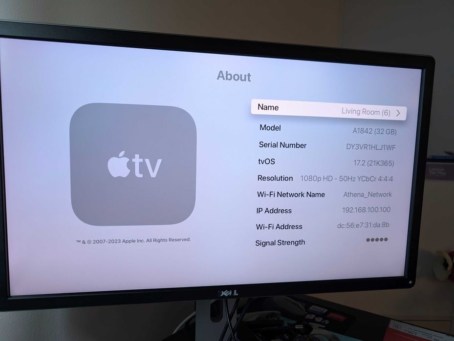 Apple TV A1842 32GB 4K