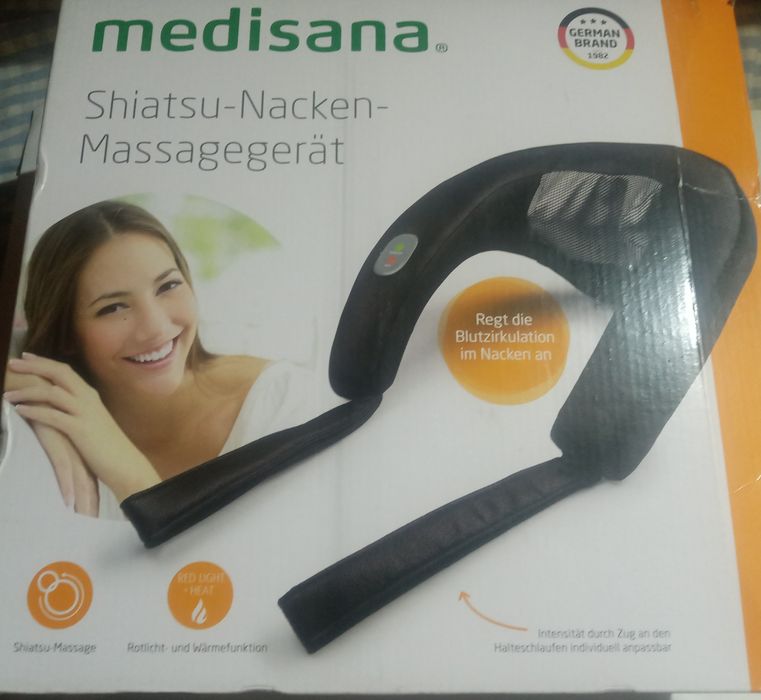 Уред за шиацу масаж на врата