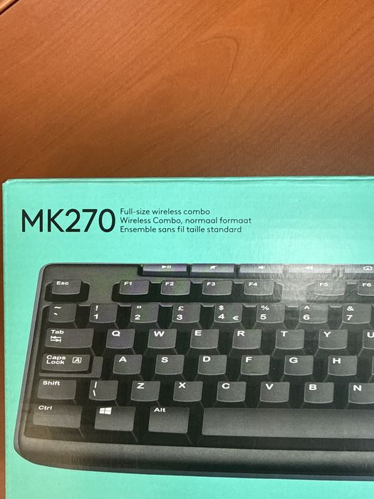 Продам клавиатуру Logitech MK270 Wireless Combo - Black - Rus