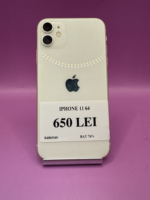 Iphone 11 64 •Matei Amanet Crangasi •8486