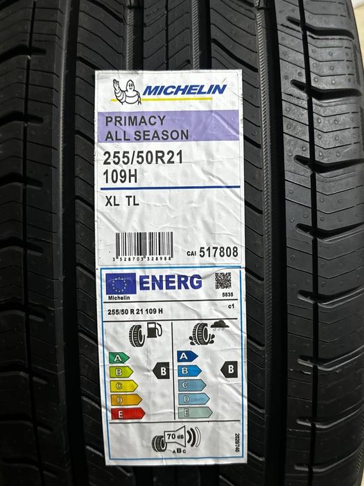 Michelin PRIMACY ALL SEASON 255/50R21 109H