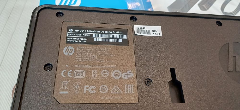 HP Docking station Slim, NOU, pt Elitebok