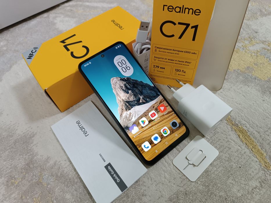 Realme C71 / 128GB Полный комплект.