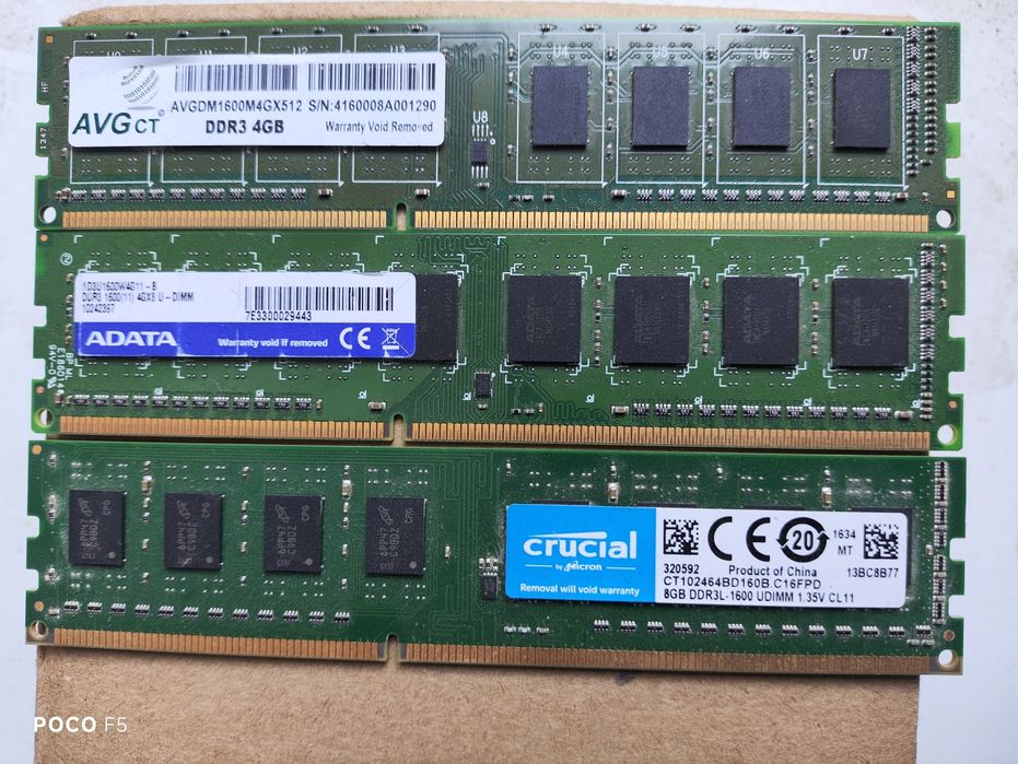 Продам ОЗУ DDR 3 1600 mhz
