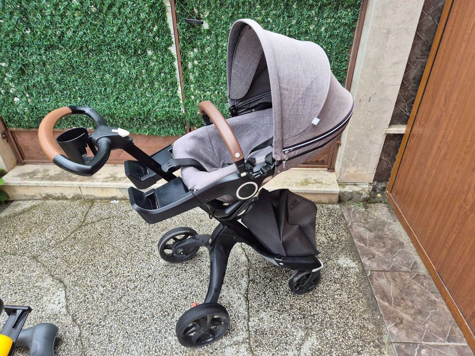 ТОП ОФЕРТА! Детска количка  Stokke Xplory V6 + Подарък проходилка