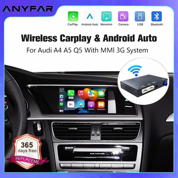 Carplay/android auto за Ауди А4 А5 Q5  само за MMI 3G