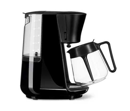 Cafetiera Tchibo LETS BREW 369610, carafa sticla 1.25l, Negru