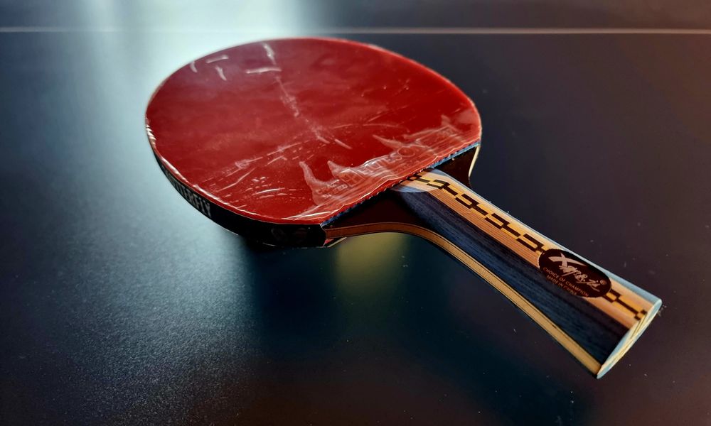 Paleta tenis de masa china asamblata pe bucati