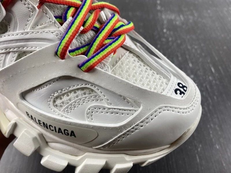 Balenciaga Track Sneaker "White/Rainbow Laces" | РАЗМЕРИ: 35 до 46