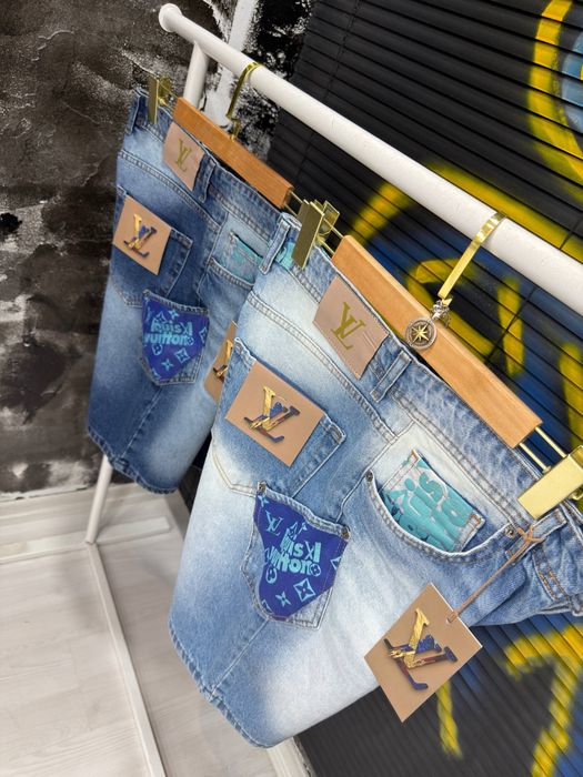 Bermude de blugi Louis Vuitton calitate TOP