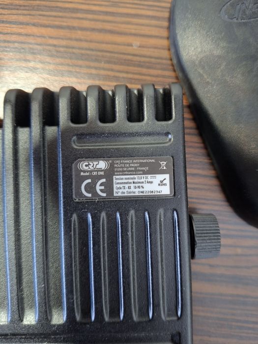 Stație radio mobilă CRT ONE + antenă magnetică + microfon