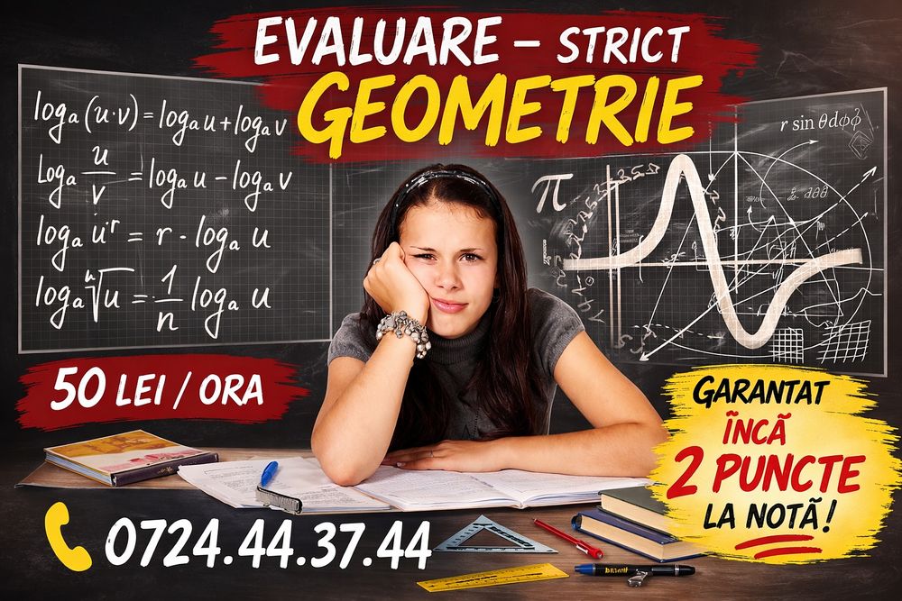 Geometrie pt Evaluare națională 3 luni pt creșterea notei