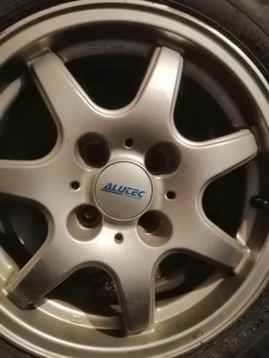 4бр зимни гуми Continental winter contact 185/60/R15 dot 2524 + джанти alutec  6J x 15H2