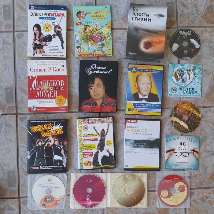 DVD диски, фильмы (дискілер)