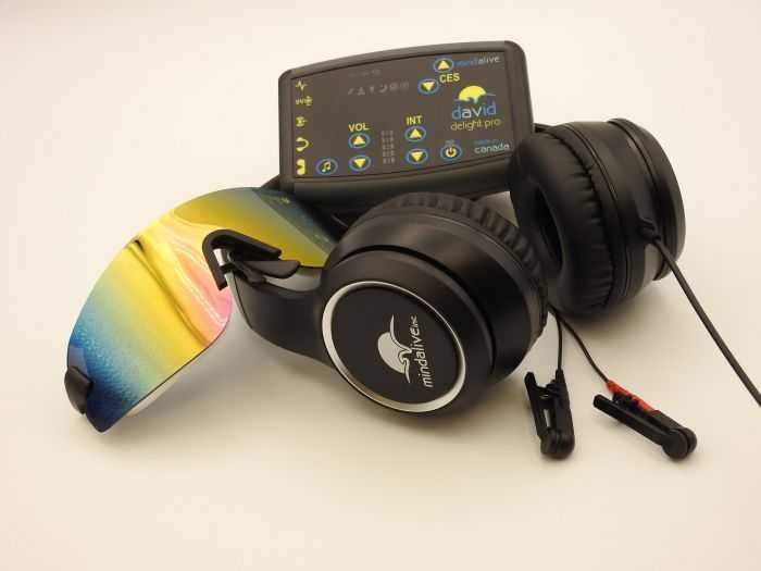 David Delight Pro with a Multi-Color Eyeset - комбиниран невро-релакс апарат