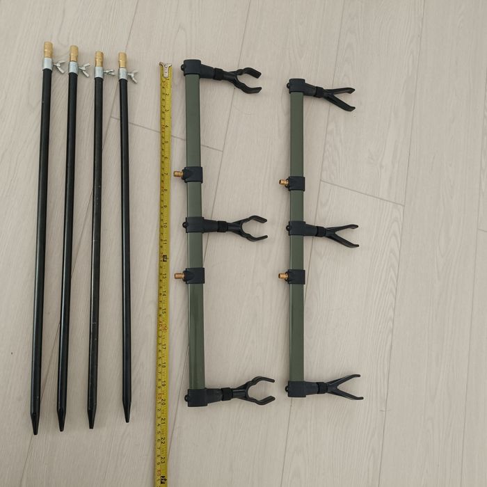 Set 2 Buzz Bar 3 postruri pentru 3 lansete+ 4 picheți  telescopici