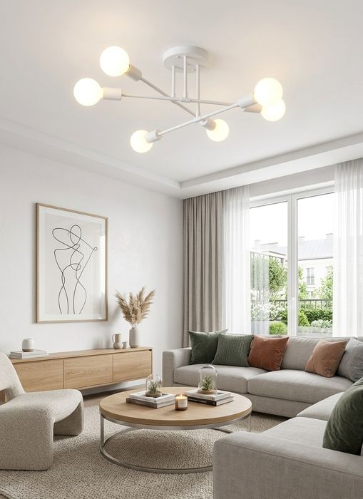 Стильная люстра в современном стиле